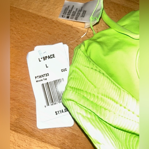 L*Space Bikini Top Winnie Cucumber Size L - Picture 6 of 6